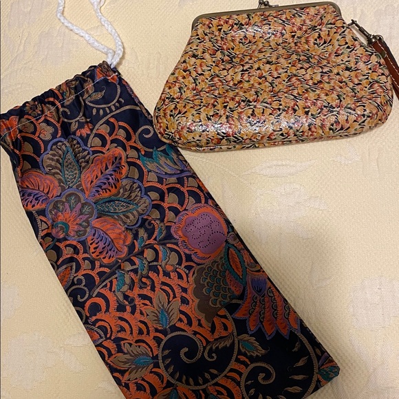 Patricia Nash Floral Print Clutch Bag, minimal wear - Picture 2 of 11